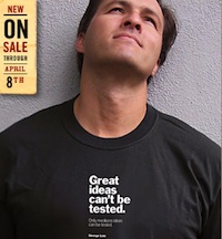 George Lois tee shirt