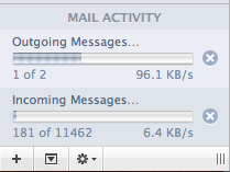 More email coming in than going out.