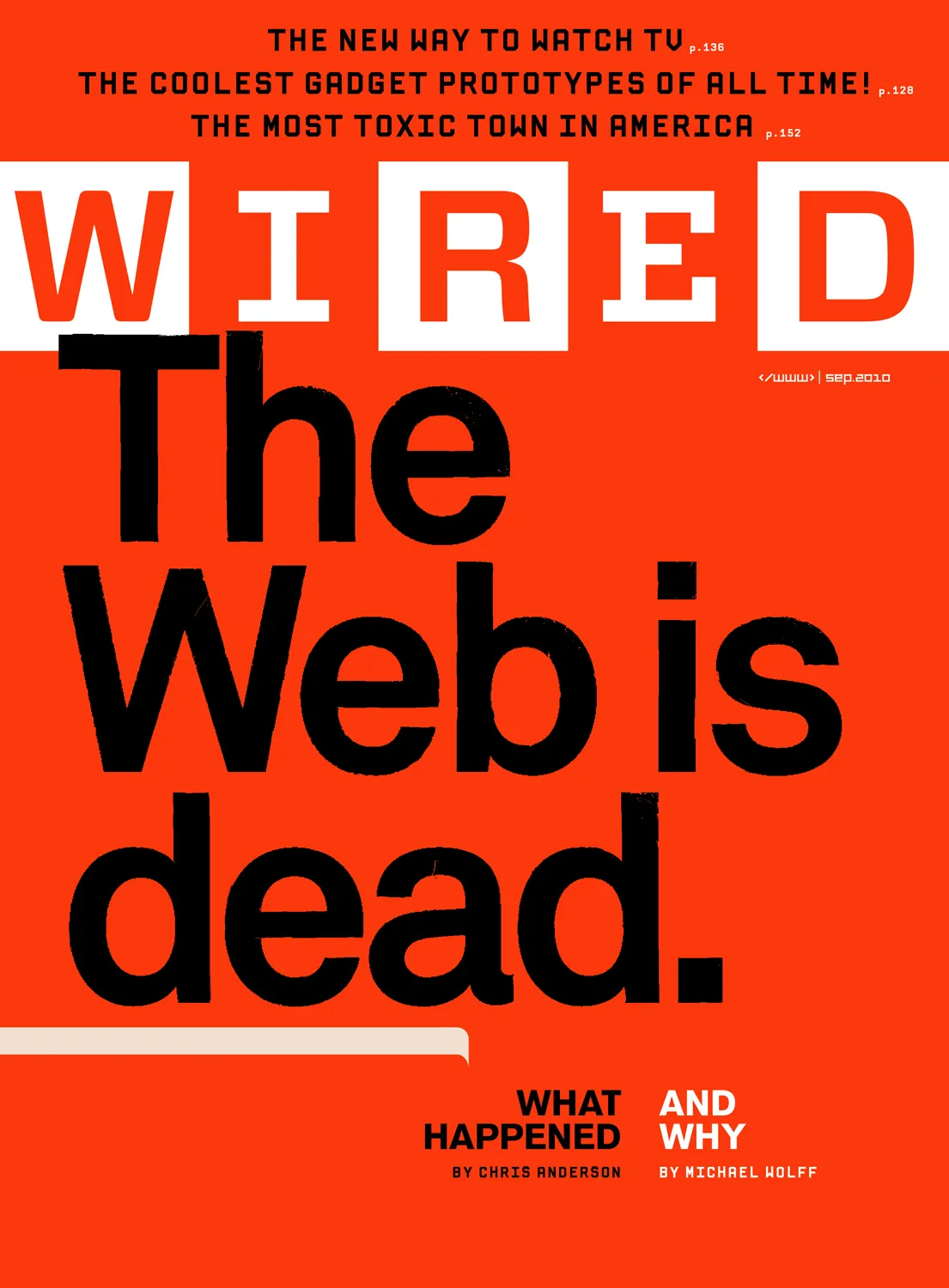 Receipts: a brief history of the death of the web.